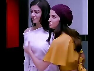 Indian actress Kajal Aggarwal engages in steamy sexual encounters in a film.
